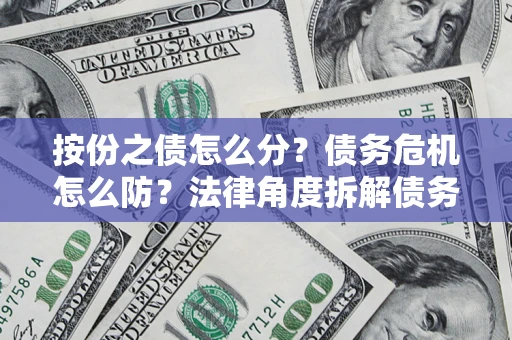 北京按份之债怎么分？债务危机怎么防？法律角度拆解债务分配与风险自保指南