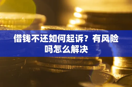 北京借钱不还如何起诉？有风险吗怎么解决
