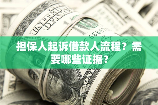 北京担保人起诉借款人流程？需要哪些证据？