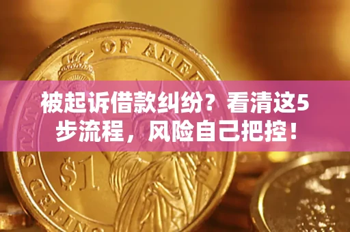 北京被起诉借款纠纷？看清这5步流程，风险自己把控！