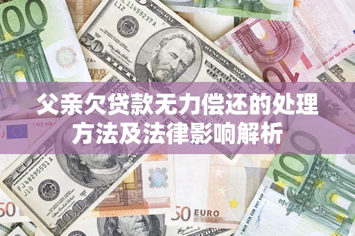 北京父亲欠贷款无力偿还的处理方法及法律影响解析
