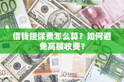 北京借钱担保费怎么算？如何避免高额收费？